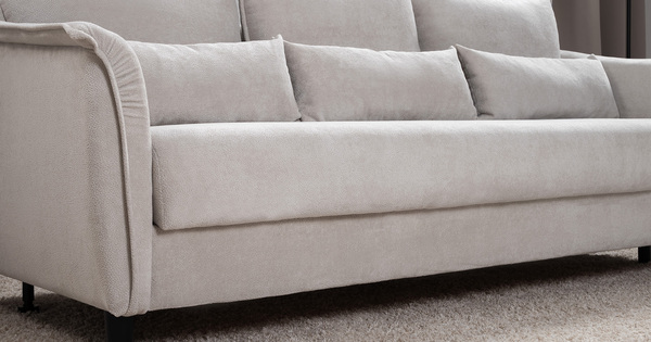 Диван-кровать прямой Берта ТД 770 велюр Mirage dove серый