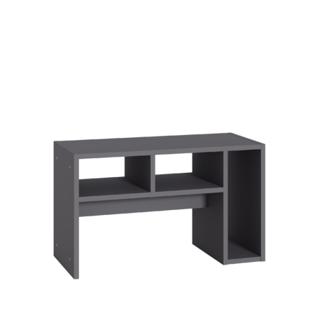 Стол журнальный, подставка Эйр 12.114 серый графит 0162 РЕ, вертикальная и горизонтальная установка