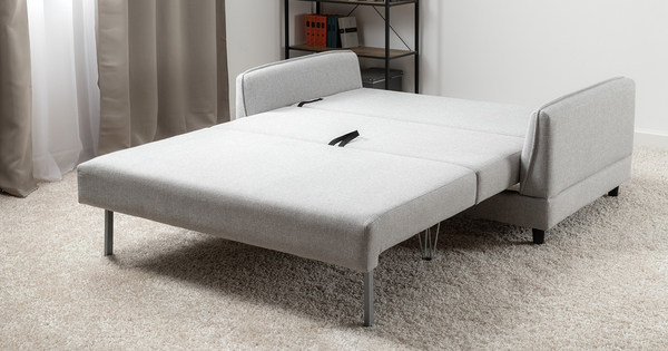 Диван-кровать прямой Макс ТД 285 жаккард Анри 31 светло-серый