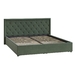 Кровать Марион 180 велюр OCEAN 012 темно-зеленый с ортопедическим основанием и подъемным механизмом (спальное место 180 х 200)