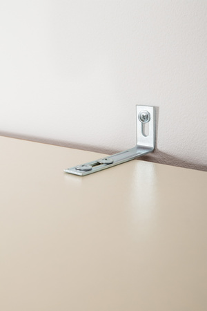 Шкаф-пенал Марион 16.340.01 слоновая кость С341 PE, слоновая кость 6898 ПВХ (собирается на любую сторону)