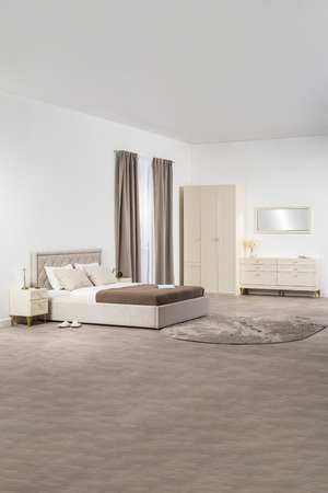 Шкаф-пенал Марион 16.340.01 слоновая кость С341 PE, слоновая кость 6898 ПВХ (собирается на любую сторону)