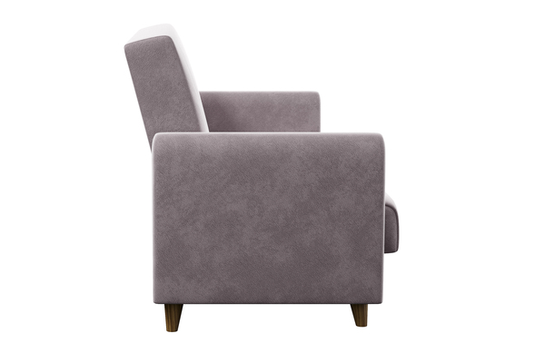 Диван-кровать прямой Монако велюр Кашемир 890 принт слоновая кость антикоготь с пружинным блоком (высота опор - 120мм)