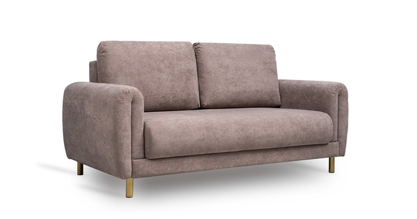 Диван-кровать прямой Оникс ТД 205 велюр Ocean 006 коричневый