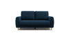 Диван-кровать прямой Оникс ТД 208 велюр Ocean 017 синий