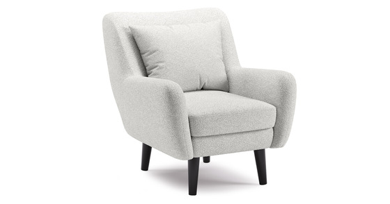 Кресло для отдыха Шон ТК 270 велюр Romeo 02 белый