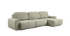 Диван-кровать угловой Тэдди 1503 композиция 3, букле Pique 007 оливковый, модульная система, сборка на любую сторону