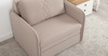Кресло-кровать Юта (85) ТК 524 велюр Вивальди 4 серо-сливочный